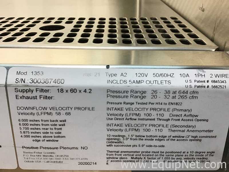 Cabina de Seguridad Biológica Thermo Scientific 1353