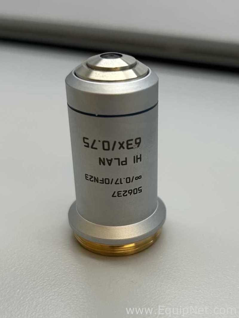 Leica HI PLAN 63x 0.75 Infinity Microscope Objective Lens