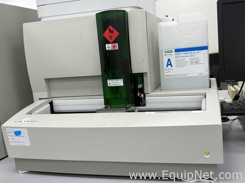 Analisador de Células Sanguíneas Bio Rad Varian II Turbo