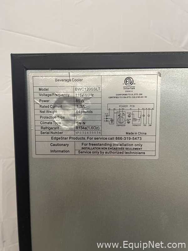 Refrigeradores Edgestar BWC120SSLT
