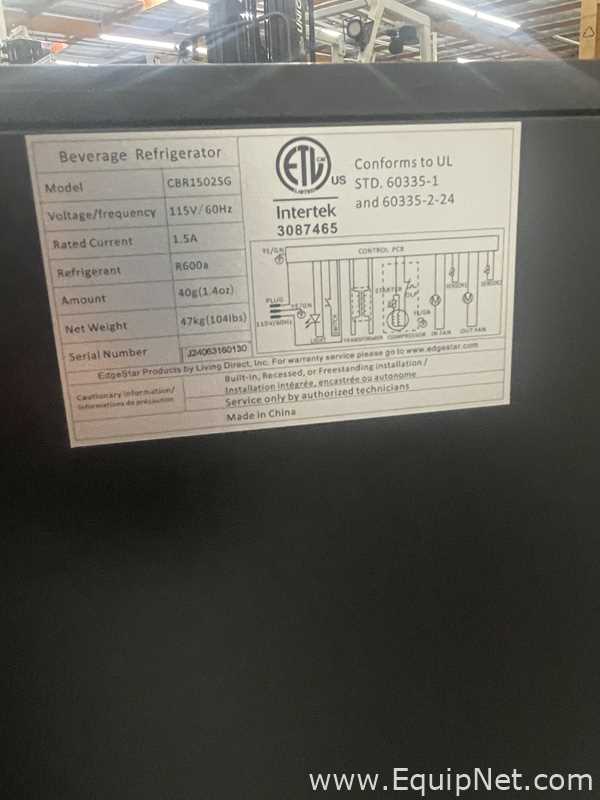 Unidade de Refrigeração Edgestar CBR1502SG