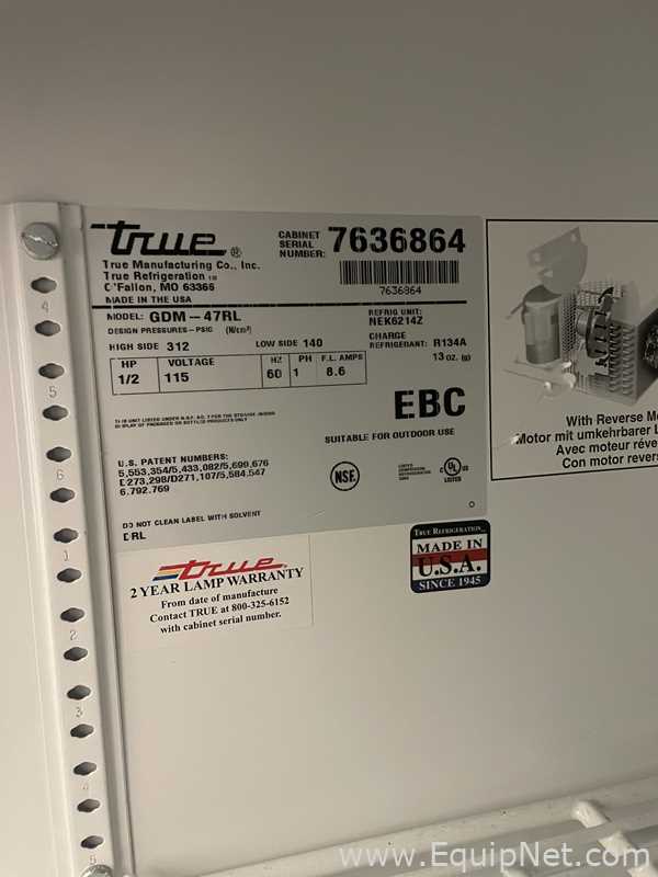 Unidade de Refrigeração True Manufacturing Co.Inc. GDM-47RL