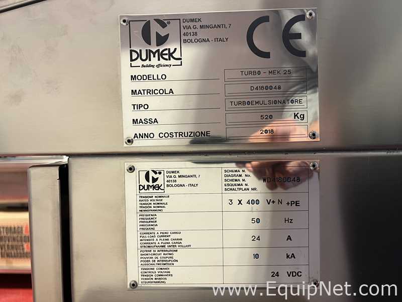 Homogeneizador Dumek Turbo-Mek 25