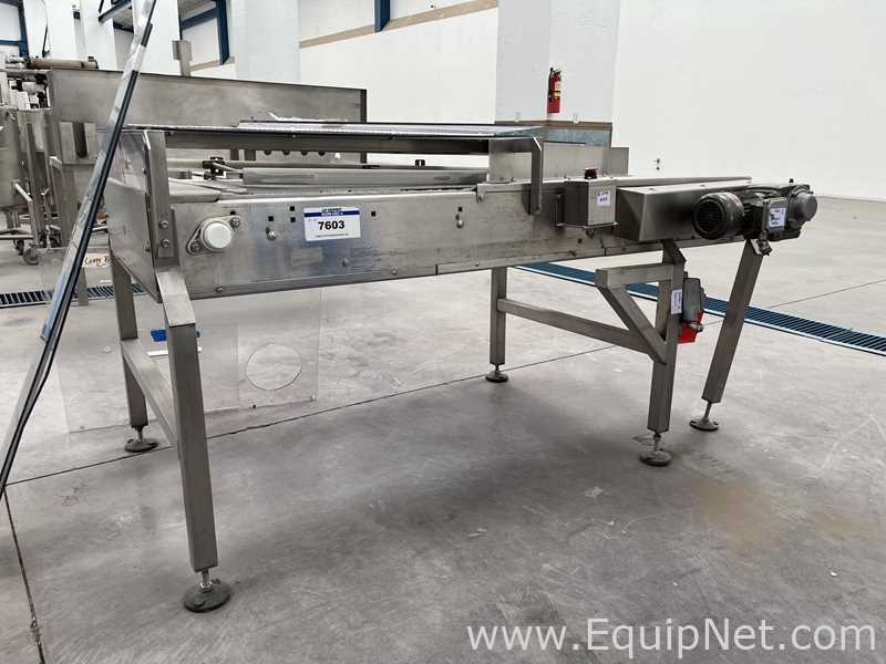 Approximately Six Foot Long Stainless Steel Accumulator