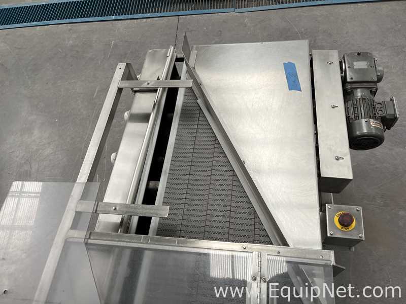 Approximately Six Foot Long Stainless Steel Accumulator