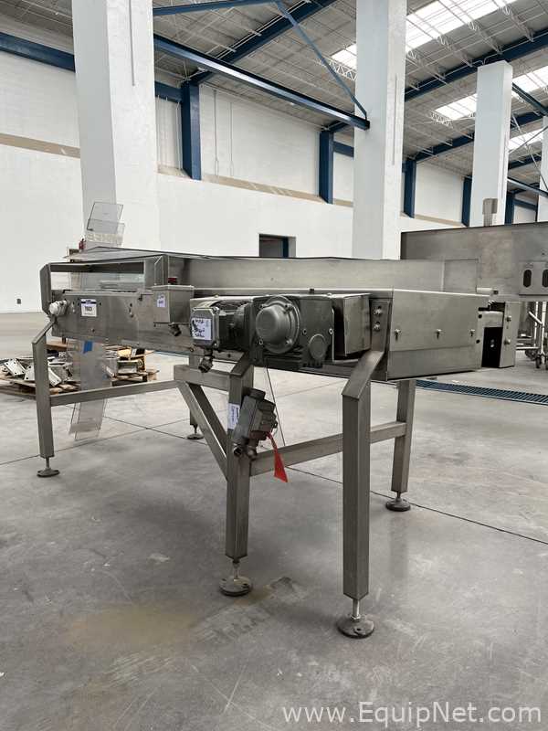 Approximately Six Foot Long Stainless Steel Accumulator