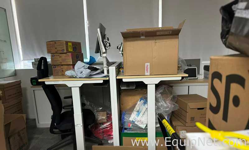 Double Occupancy Office Desk and Chair Lot 846