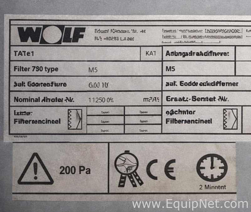 Wolf Klima und Heiztechnik GmbH KGXD 160 /WO Air Handler