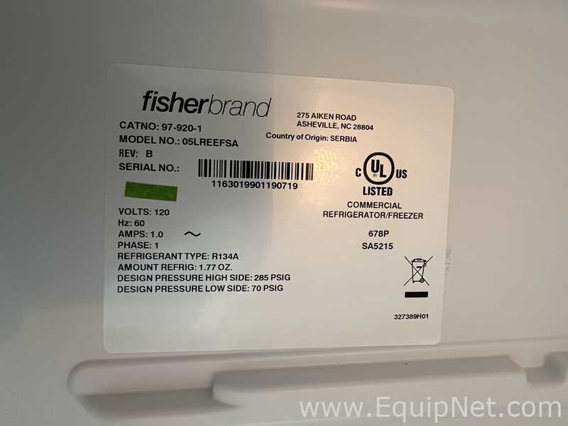 lote de  2 Unidade de Refrigeração Fisherbrand GTFBV05RPSA