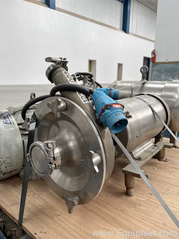 Lot Of Three Fristam FPR7251-235 Sanitary Centrifugal Pumps 7.5 HP and 20 HP