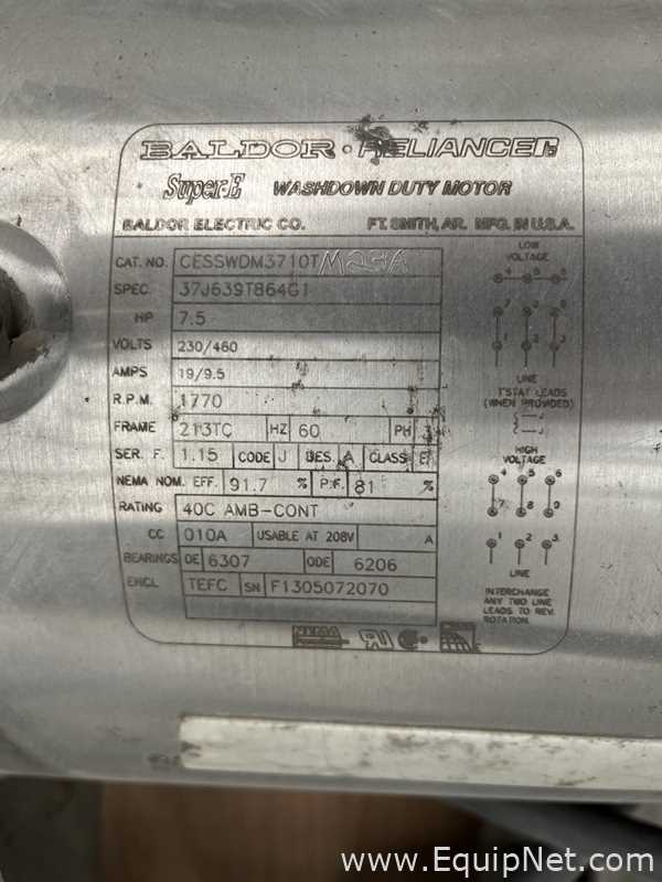 Lot Of Three Fristam FPR7251-235 Sanitary Centrifugal Pumps 7.5 HP and 20 HP