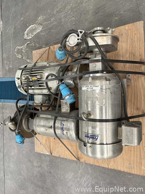 Lot Of Three Fristam FPR7251-235 Sanitary Centrifugal Pumps 7.5 HP and 20 HP