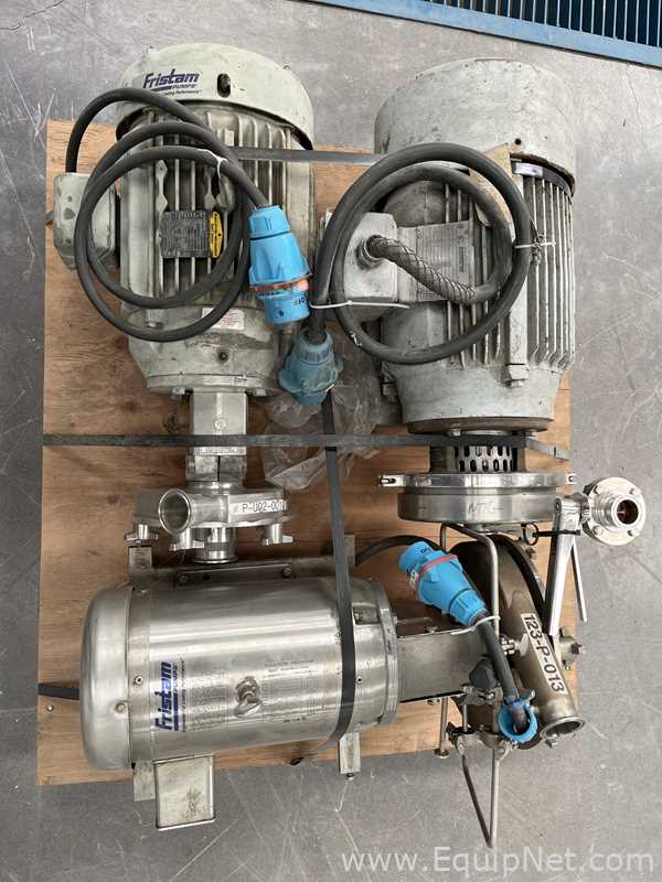 Lot Of Three Fristam FPR7251-235 Sanitary Centrifugal Pumps 7.5 HP and 20 HP