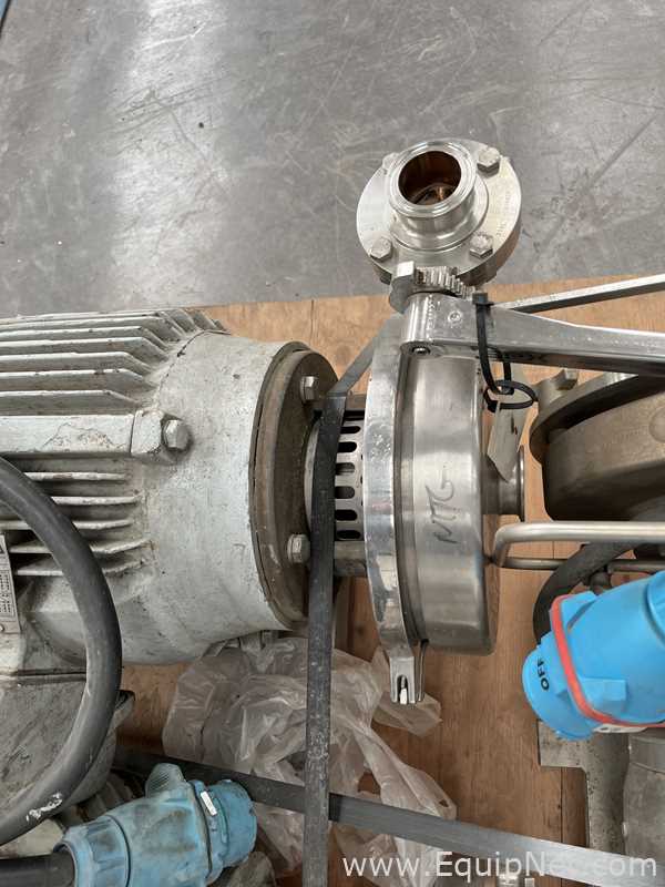 Lot Of Three Fristam FPR7251-235 Sanitary Centrifugal Pumps 7.5 HP and 20 HP