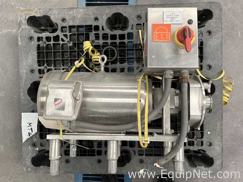 Lot Of Two 20 HP Fristam Sanitary Centrifugal Pumps