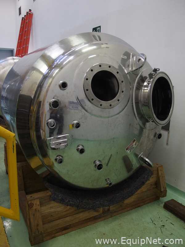 Pair of GMP Reactors, 3,622 Liters in 316L Stainless Steel