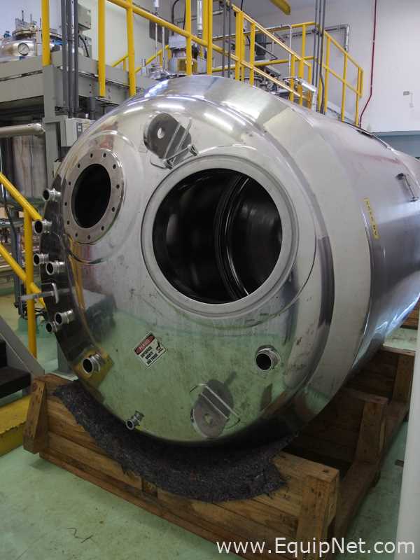 Pair of GMP Reactors, 3,622 Liters in 316L Stainless Steel