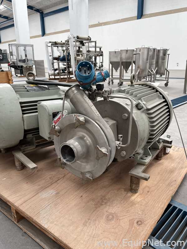 Lot Of Two 40 HP Fristam Sanitary Centrifugal Pumps