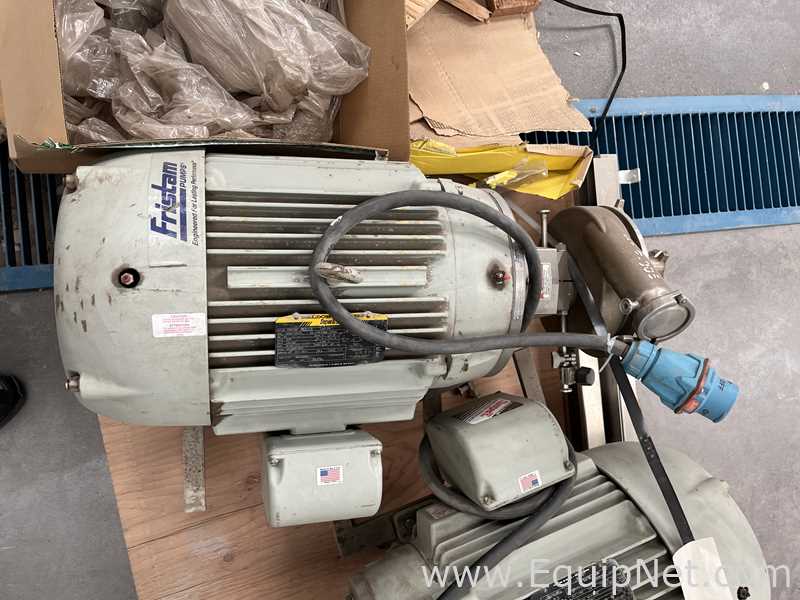 Lot Of Two 40 HP Fristam Sanitary Centrifugal Pumps