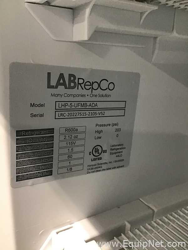 Lot Of 3 Labrepco LHP-5-UFMB-ADA Undercounter Freezer
