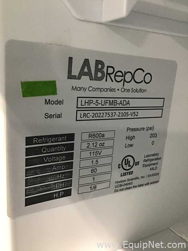 Lot Of 3 Labrepco LHP-5-UFMB-ADA Undercounter Freezer