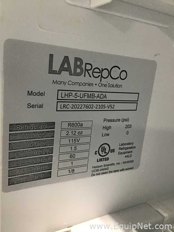 Lot Of 3 Labrepco LHP-5-UFMB-ADA Undercounter Freezer