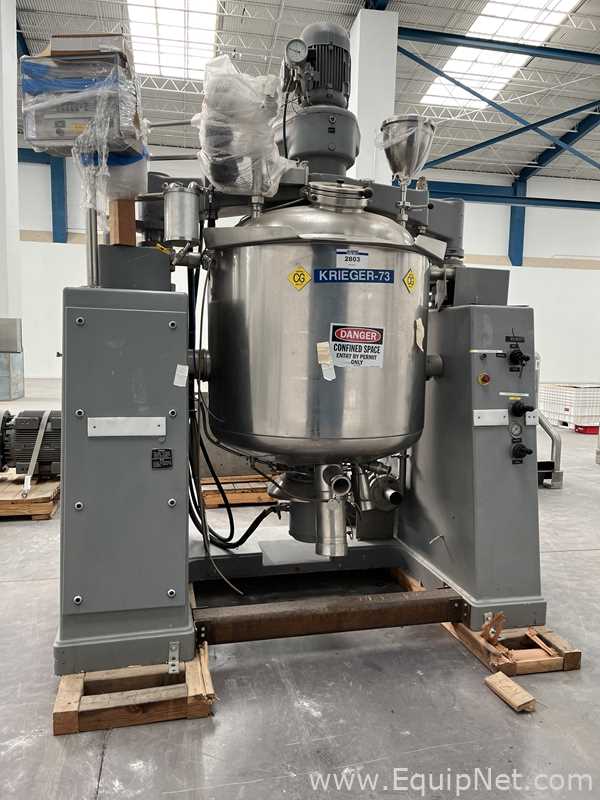 KRIEGER Vacuum 500 L Mixer Homogenizer MOLTO-MAT-UNIVERSAL type MMU-500Mixer