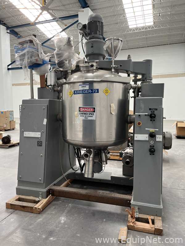 KRIEGER Vacuum 500 L Mixer Homogenizer MOLTO-MAT-UNIVERSAL type MMU-500Mixer
