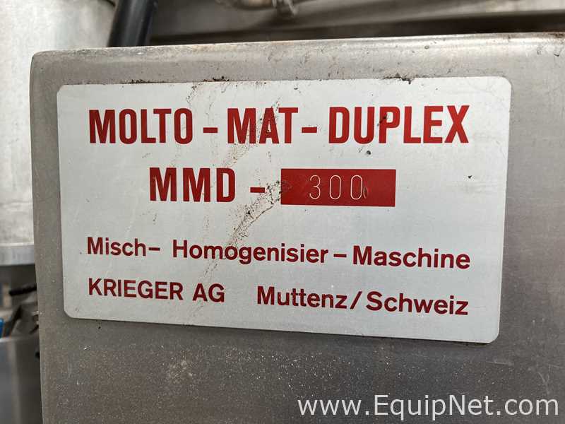 KRIEGER Vacuum 300 L Mixer Homogenizer MOLTO-MAT-UNIVERSAL type MMD-300 Mixer