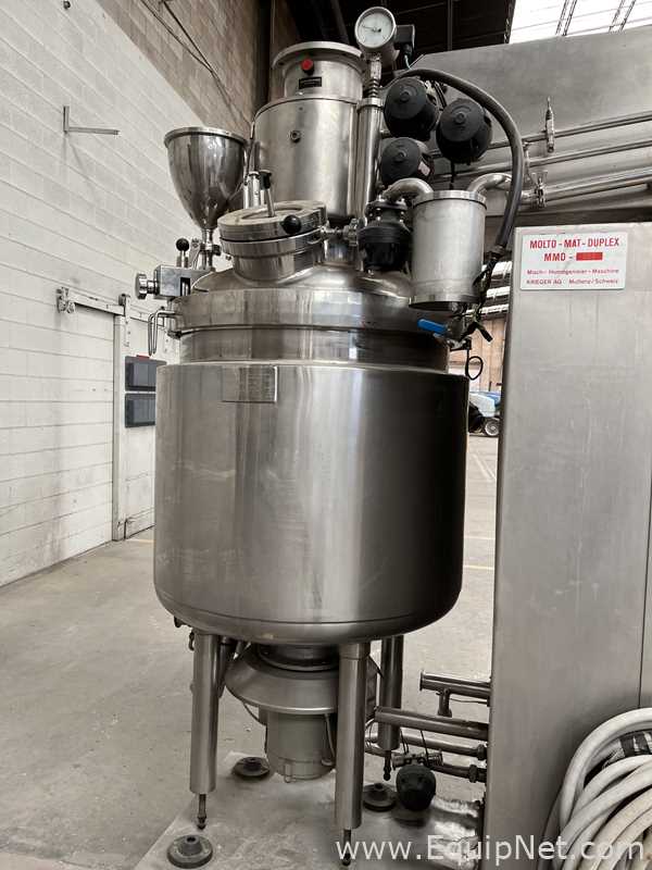 KRIEGER Vacuum 300 L Mixer Homogenizer MOLTO-MAT-UNIVERSAL type MMD-300 Mixer