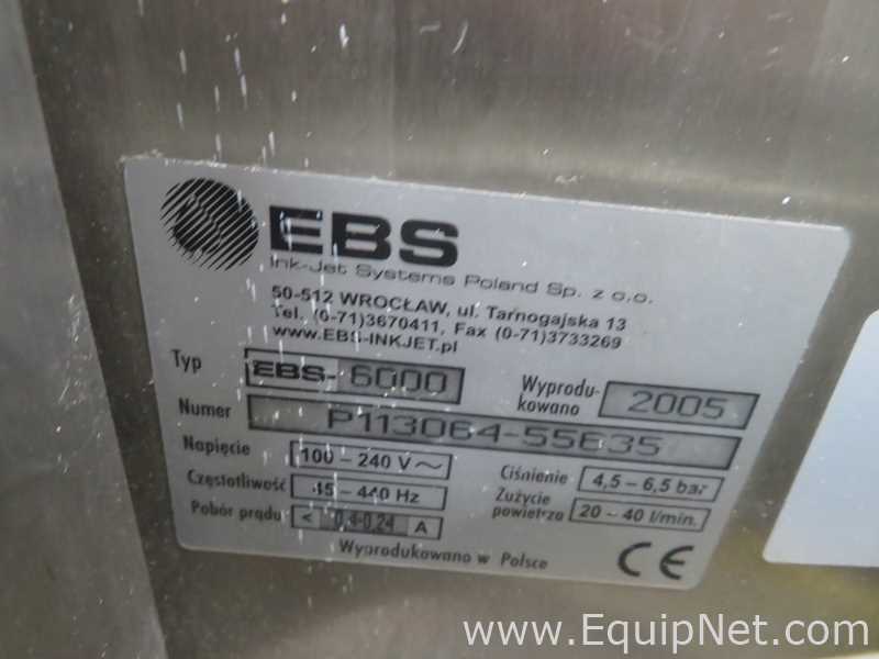 Marcador de Código ou Impressão EBS Ink-Jet Systems EBS-6000