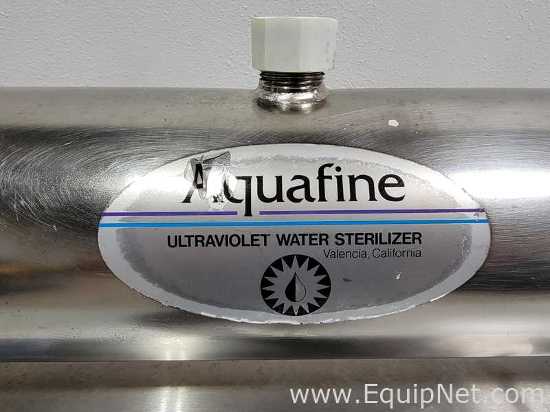 Sistema de Purificación y Destilación de Agua Aquafine Corporation 