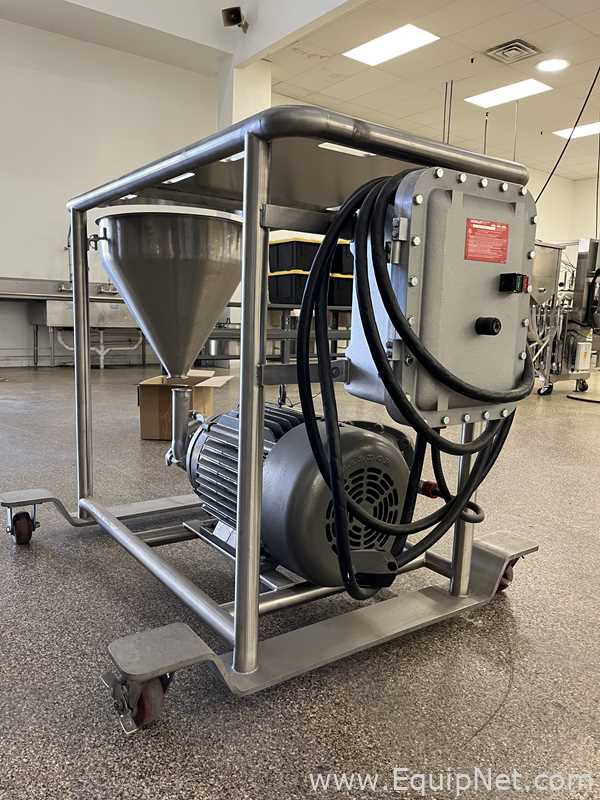 Ampco Pumps Co. Powder Blender with P1-V520-280TSC Sanitary Centrifugal Pump 25/20 HP XP