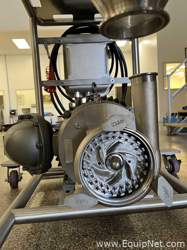 Ampco Pumps Co. Powder Blender with P1-V520-280TSC Sanitary Centrifugal Pump 25/20 HP XP