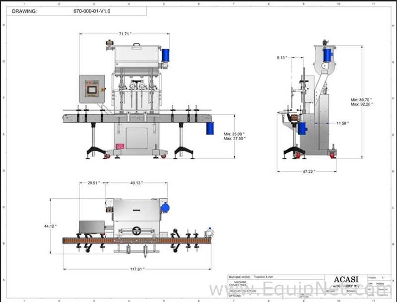 Acasi Machinery Inc. T-PlS-4 Filler