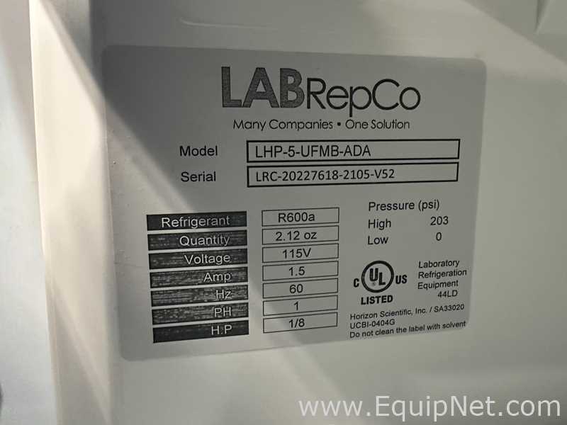 Lot of 4 Labrepco LHP-5-UFMB-ADA Undercounter Freezers