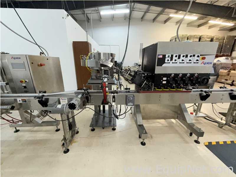 Apex Filling Systems Automated Essential Oils Filling, Capping And Labeling Line