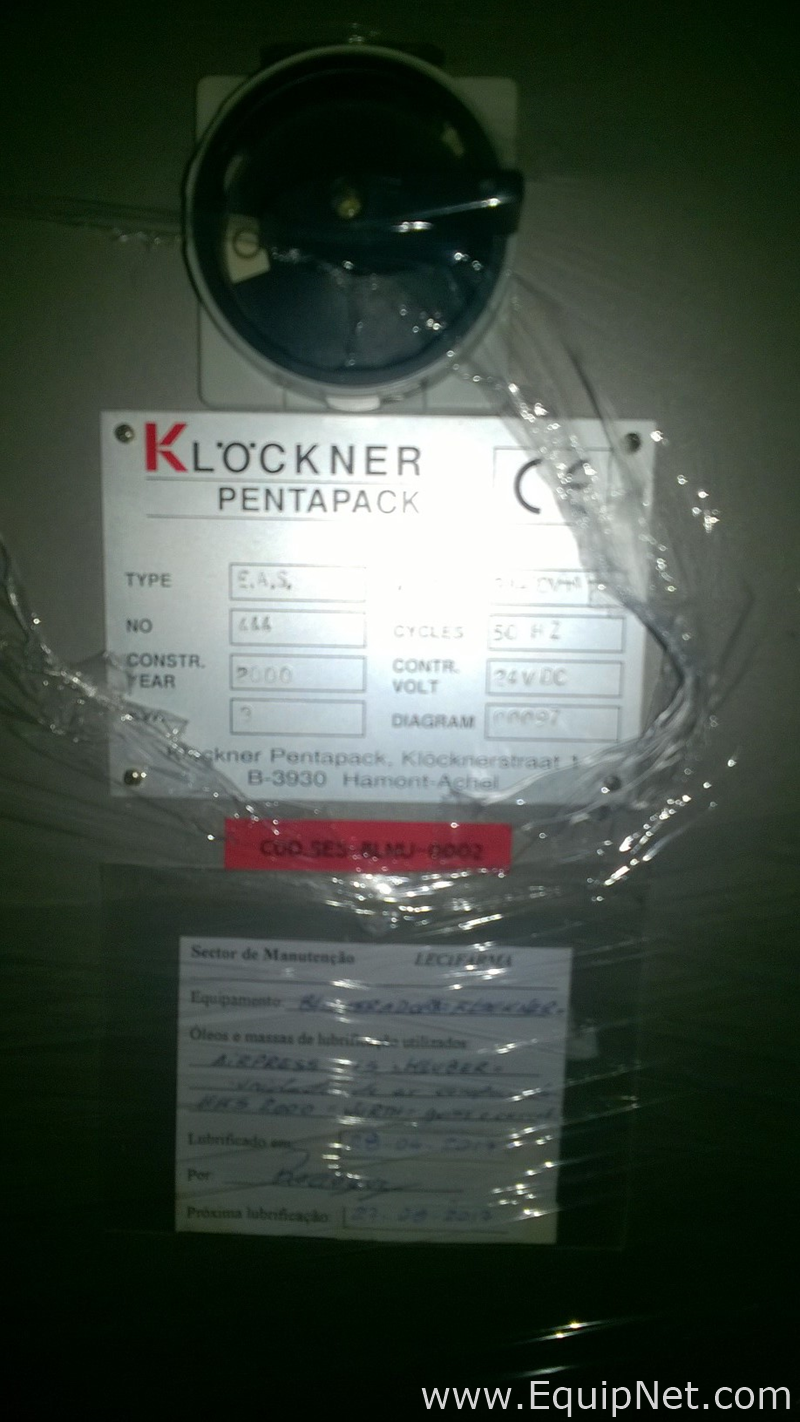 Klockner Penta Pak EAS Blister Packaging Line