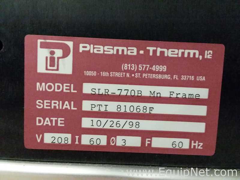 Plasma-Therm LLC SLR-770B Deep Reactive Ion Etcher