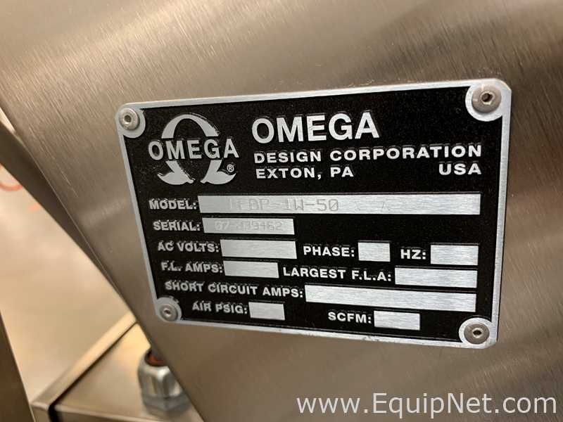 Omega Design 4D-RP2-15-DF Bottle Unscrambler with LFBP-1W-50 Elevator and Hopper - WC11