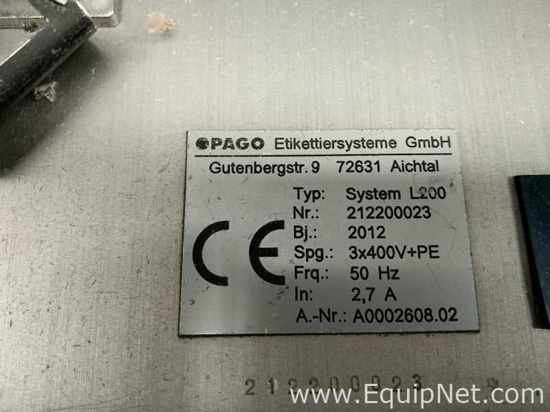 Pago L200 labeler
