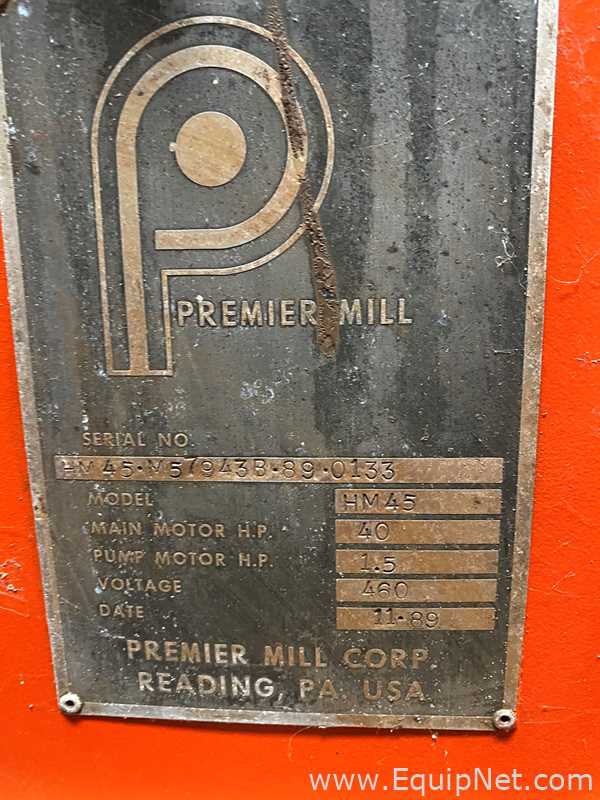Premier Colloid Mills Ltd Hm45 Colloid Mill