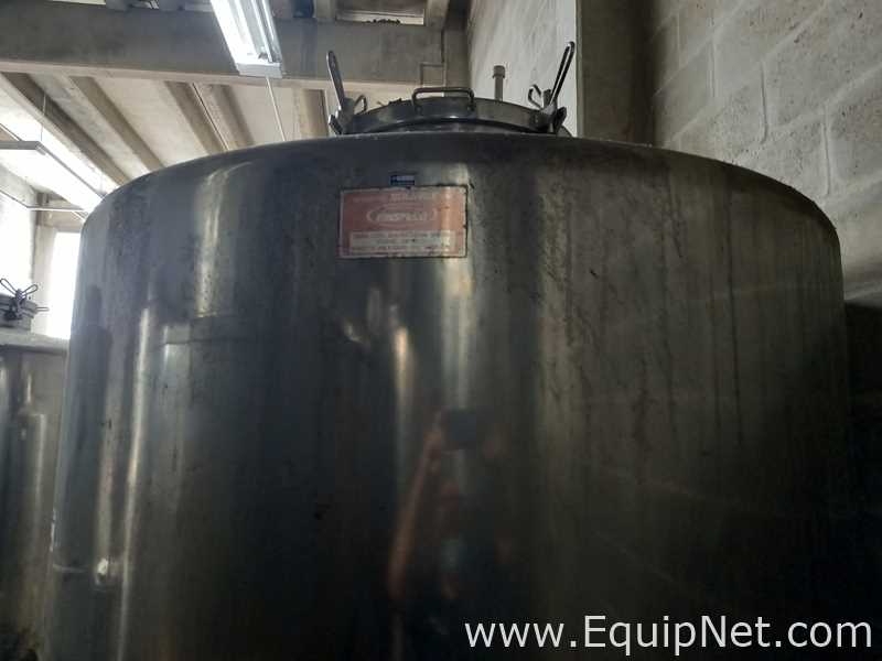 Stainless Steel 2500 Liter Reservoir Tank