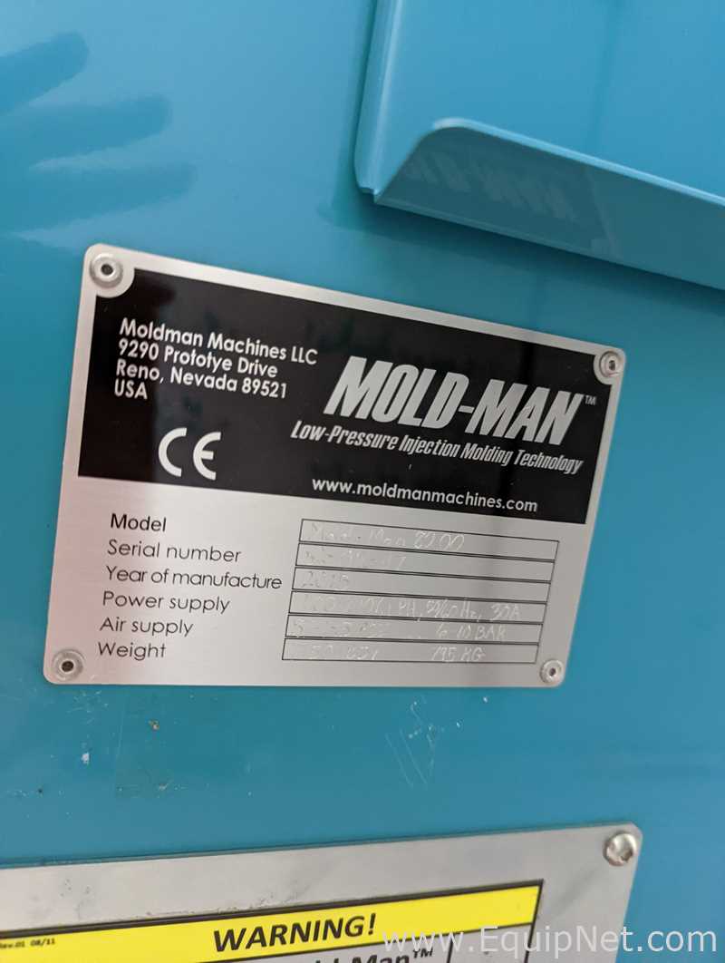 Equipamento de Molde de Injeção Ellsworth Adhesives Company MoldMan 8200TP
