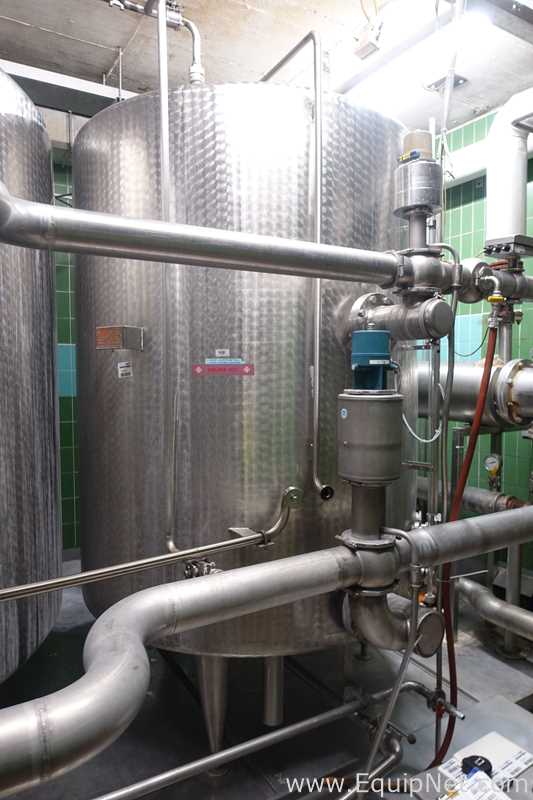 Tanque aço inox Jedinstvo Zagreb  4600 L