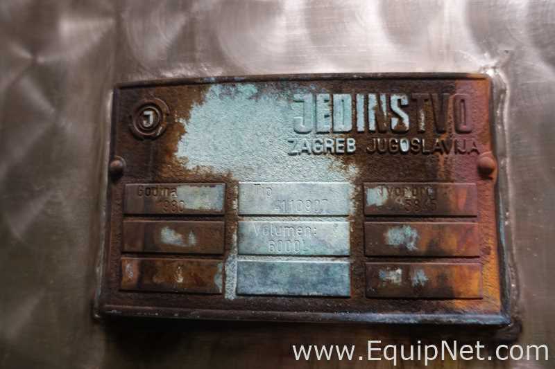 Jedinstvo Zagreb 60 HL - 51 BBL Stainless Steel  Vertical Tank
