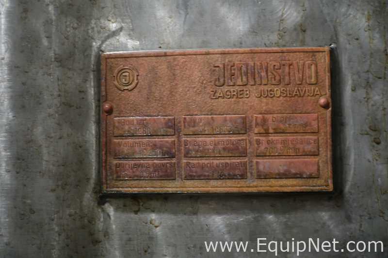 Jedinstvo Zagreb 132.5 HL - 113 BBL Stainless Steel  Vertical Tank With Agitator