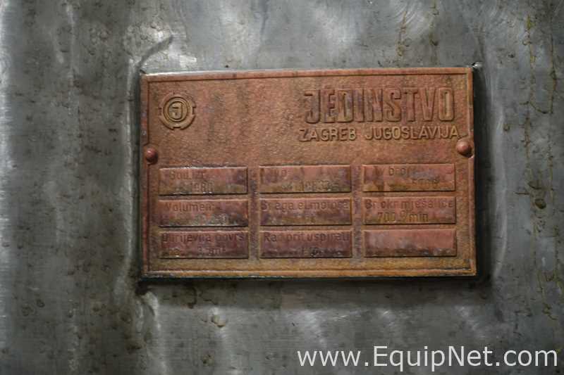 Jedinstvo Zagreb 132.5 HL - 113 BBL Stainless Steel  Vertical Tank With Agitator