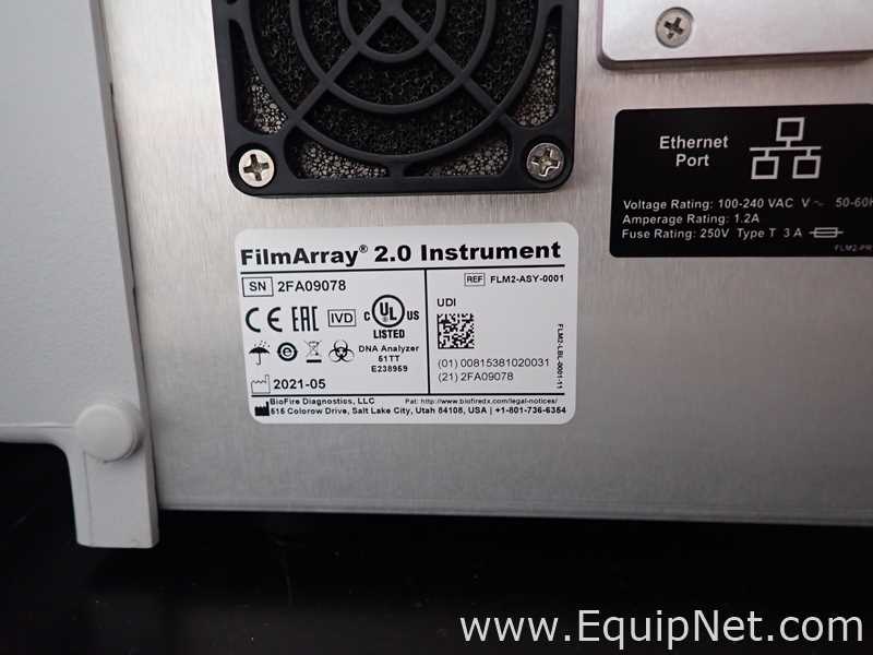 Lote de 2 PCR y Termociclador BioFire FilmArray Instruments FilmArray 2.0