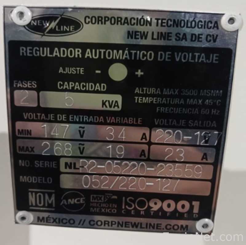 Equipamento para Testes Corporacion Tecnologica New Line SA  REG-EM-2FN